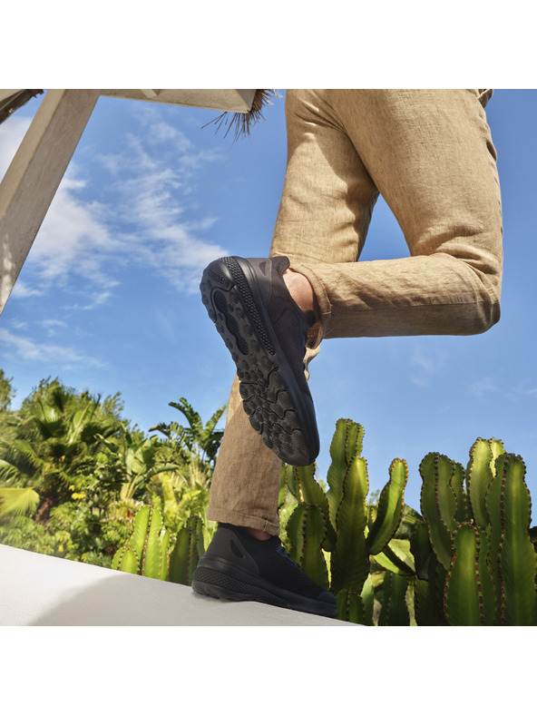 Geox Černé pánské tenisky Geox Spherica Actif