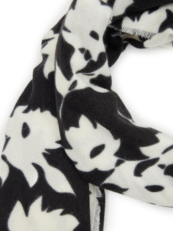 Orsay Černý dámský vzorovaný šátek ORSAY