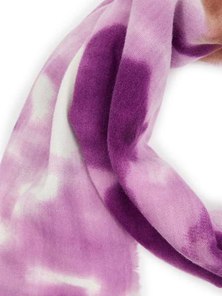 Orsay Fialový dámský vzorovaný šátek ORSAY