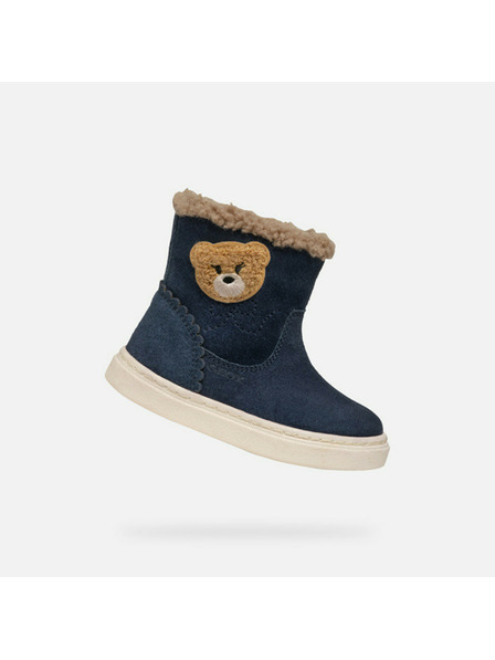 Geox Tmavě modrá dívčí zimní obuv Geox Nashik