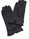 Orsay Černé dámské kožené rukavice ORSAY