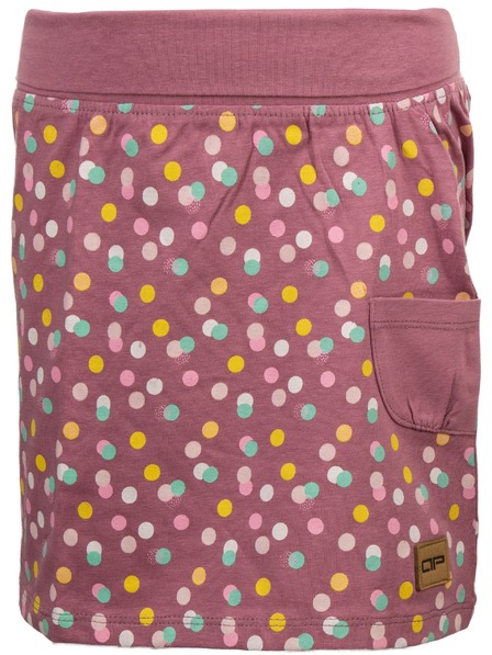 ALPINE PRO Starorůžová holčičí vzorovaná sukně Alpine Pro ASKIO