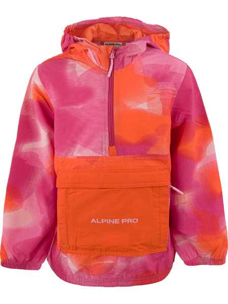 ALPINE PRO Růžová dětská vodoodpudivá bunda ALPINE PRO GOZERO