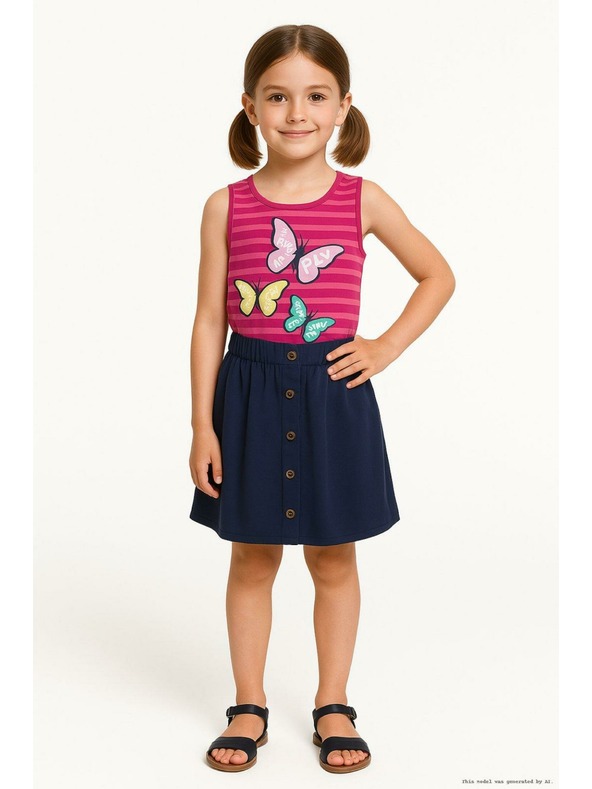 ALPINE PRO Dětská sukně ALPINE PRO HENELO gibraltar sea