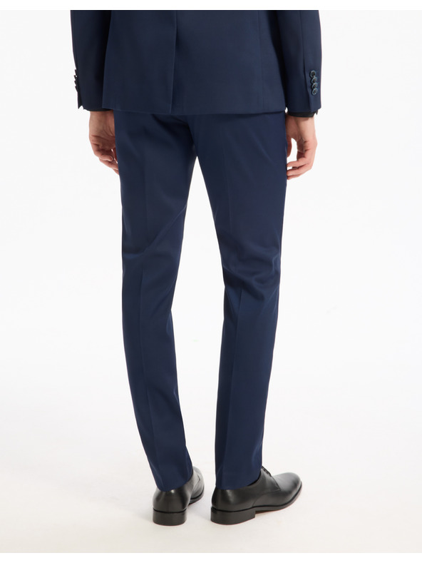 Celio Tmavě modré oblekové kalhoty Celio Rodiamond