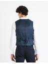 Celio Tmavě modrá obleková vesta Celio Rugidiam