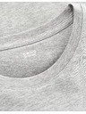 Celio Světle šedé basic triko Celio Tebase