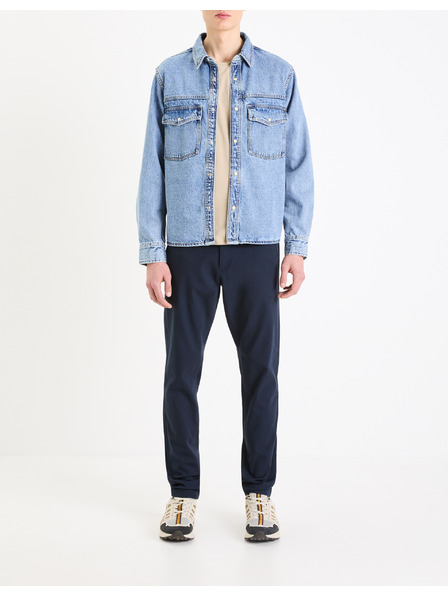 Celio Tmavě modré pánské kalhoty Celio