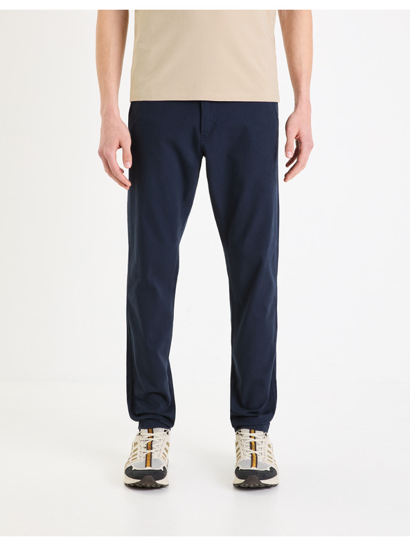 Celio Tmavě modré pánské kalhoty Celio