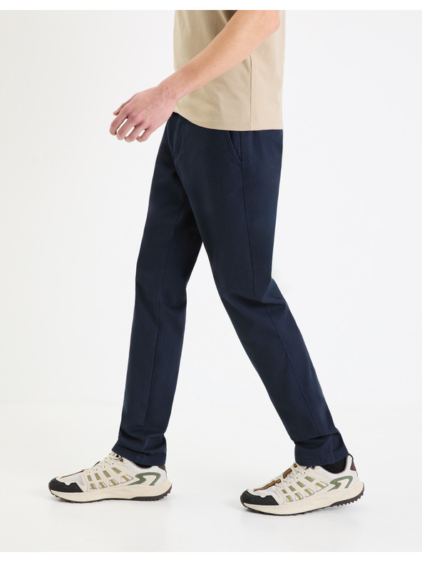 Celio Tmavě modré pánské kalhoty Celio