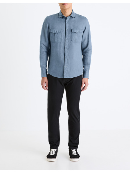 Celio Černé pánské kalhoty Celio