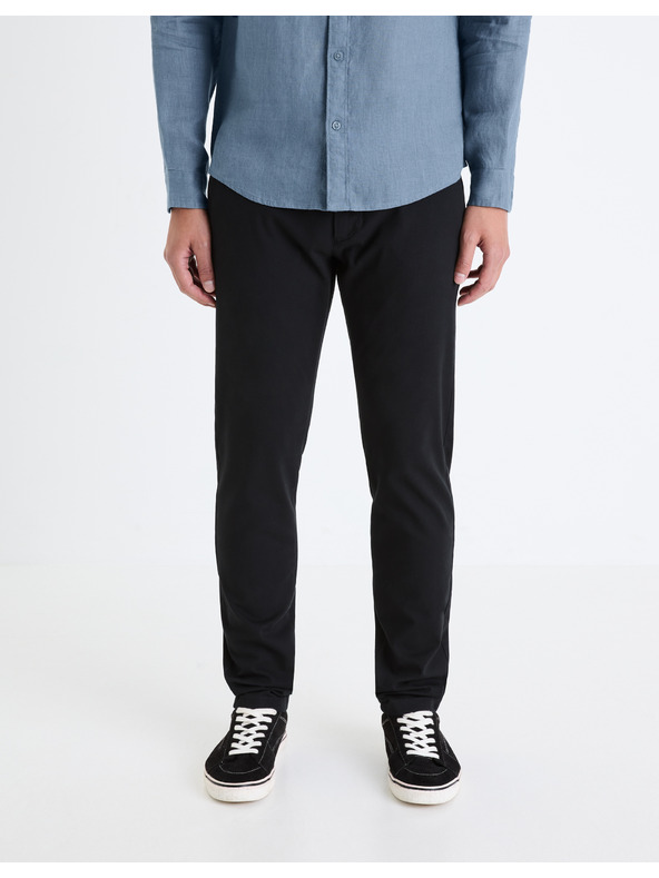 Celio Černé pánské kalhoty Celio