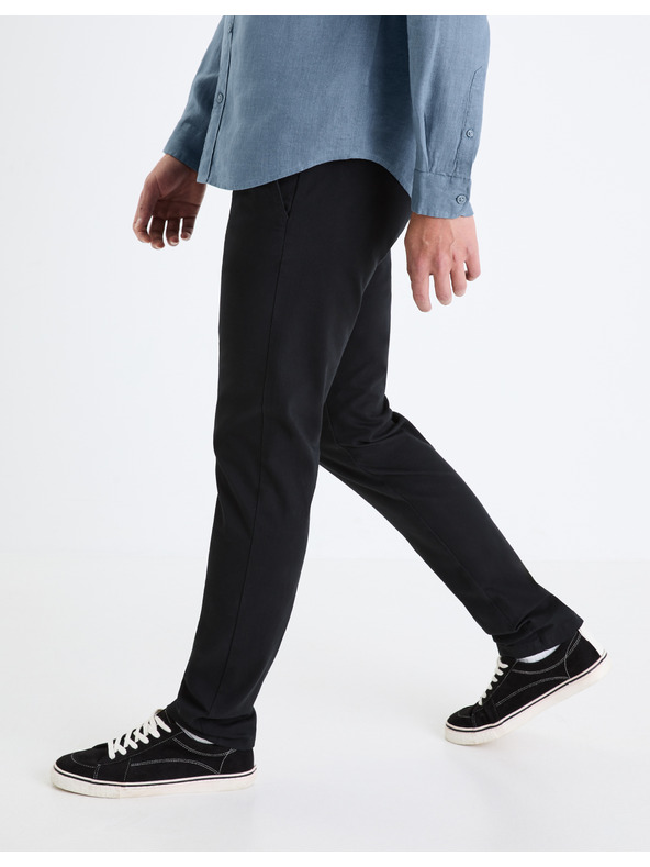 Celio Černé pánské kalhoty Celio