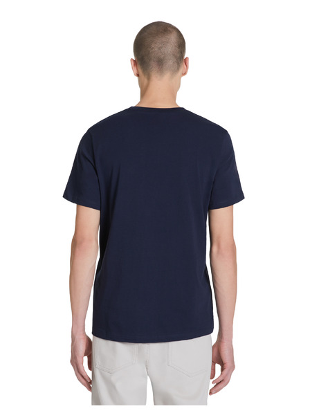 Celio Tmavě modré basic tričko Celio Tebase