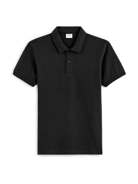 Celio Černé pánské polo tričko Celio Teone