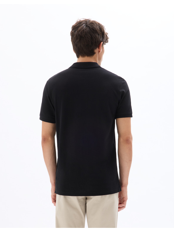 Celio Černé pánské polo tričko Celio Teone