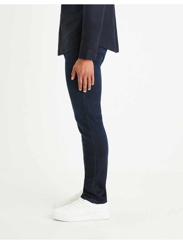 Celio Tmavě modré pánské straight fit džíny Celio C15