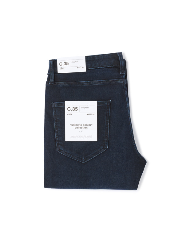 Celio Tmavě modré pánské straight fit džíny Celio C15