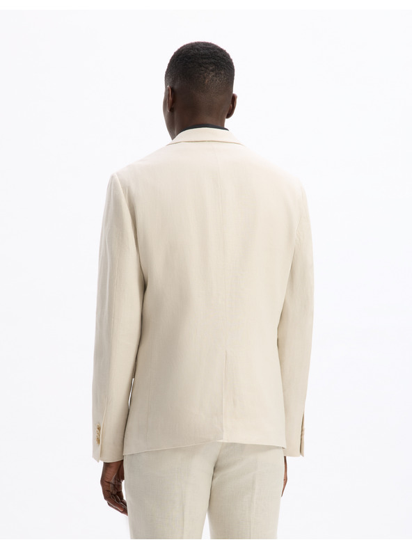Celio Lněné sako Buhot2 Celio