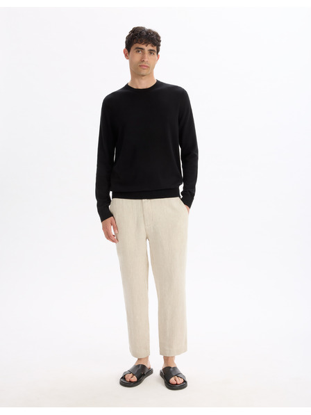 Celio Černý pánský svetr Celio Decoton