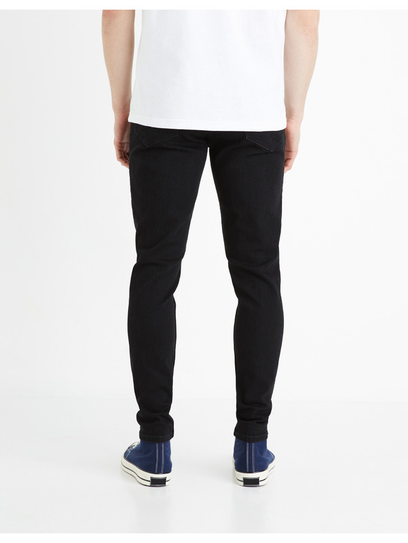 Celio Černé pánské skinny fit džíny Celio Foskinny1