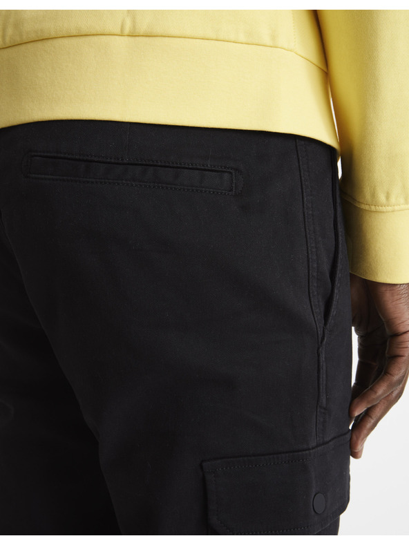 Celio Černé pánské cargo kalhoty Celio Dolyte