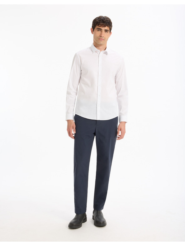 Celio Bílá pánská košile Celio Masantalrg