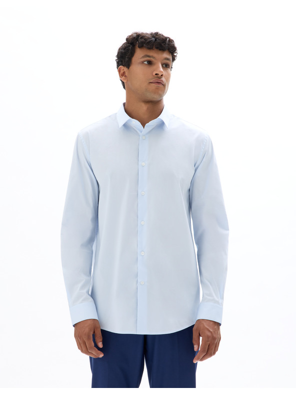 Celio Světle modrá pánská košile Celio Masantalrg