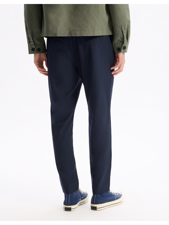 Celio Tmavě modré pánské kalhoty Celio Cosmart