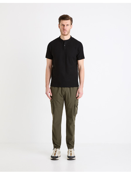 Celio Černé pánské basic polo tričko Celio Gesohel