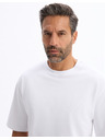 Celio Bílé pánské tričko Celio Gehem