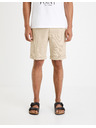 Celio Béžové pánské kraťasy Celio Doevanbm