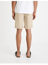 Celio Béžové pánské kraťasy Celio Doevanbm