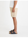 Celio Béžové pánské kraťasy Celio Doevanbm