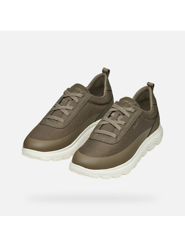 Geox Světle šedé pánské tenisky Geox Spherica