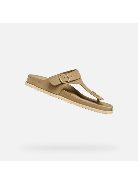 Geox Béžové dámské žabky Geox Sandybett