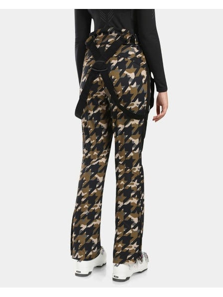 Kilpi Dámské softshellové lyžařské kalhoty Kilpi TORIEN-W Khaki