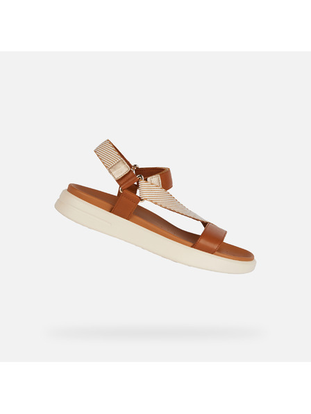 Geox Oranžové dámské sandály Geox Xand 2s