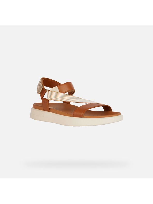 Geox Oranžové dámské sandály Geox Xand 2s