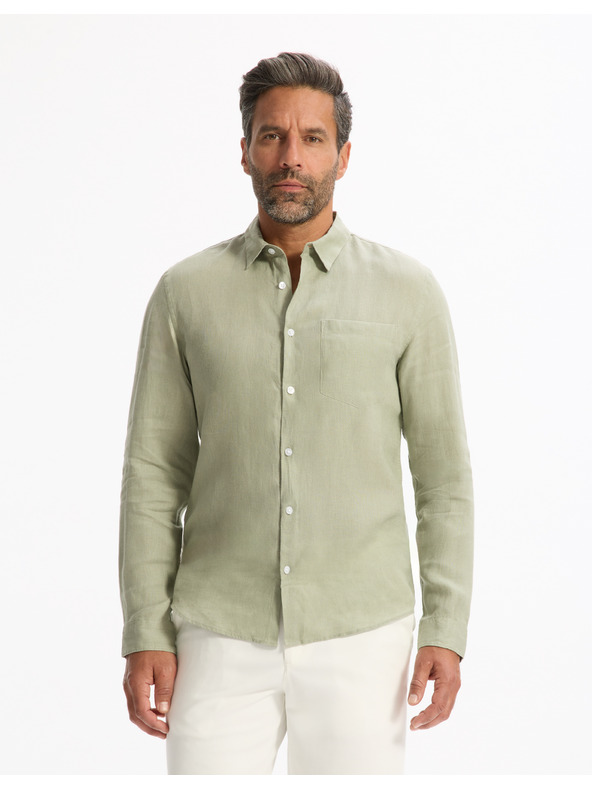 Celio Lněná košile Daflix Celio