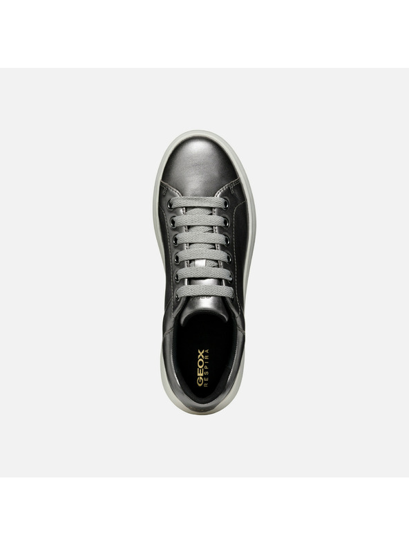 Geox Stříbrné dámské tenisky Spherica Ec4.1