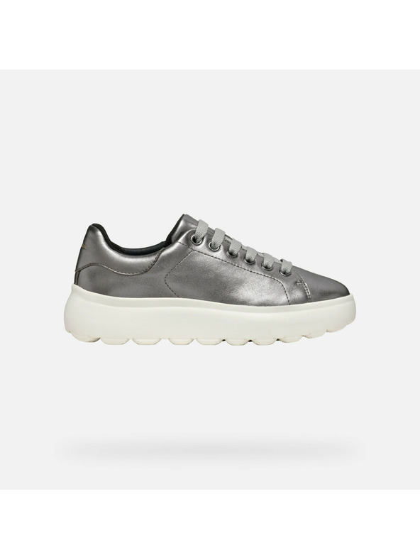 Geox Stříbrné dámské tenisky Spherica Ec4.1