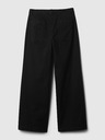 GAP Khaki kalhoty High Stride wide-leg ankle GAP