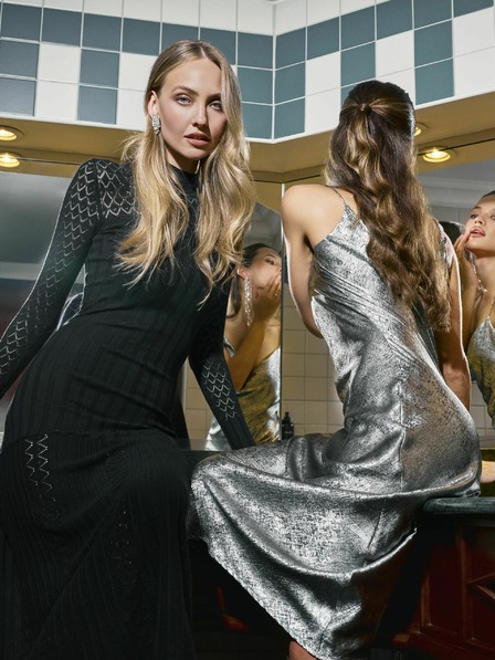 Orsay Černé dámské maxi šaty ORSAY