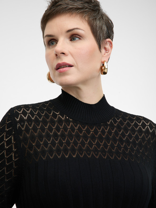 Orsay Černé dámské maxi šaty ORSAY