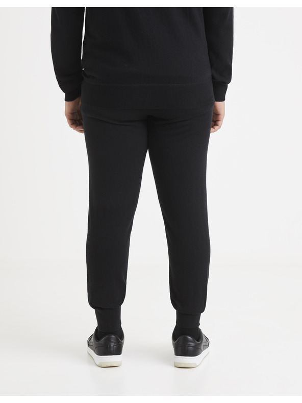 Celio Černé pánské tepláky Celio