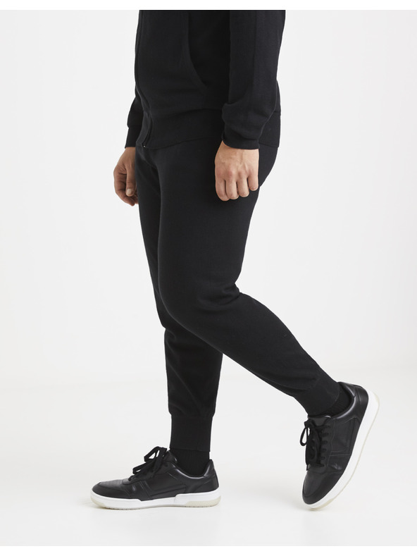 Celio Černé pánské tepláky Celio