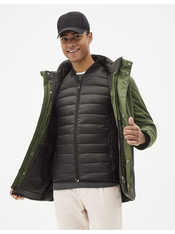 Celio Tmavě zelená bunda Celio Supheatgum