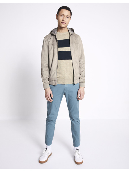 Celio Světle šedá pánská bunda Celio Nudaim