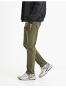 Celio Khaki pánské kalhoty Celio Vopry1